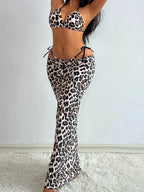 Swimwear Split Swimsuit Cropped Outfit Printed Lady Sexy Swimsuit Bella Mia
