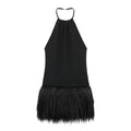 Women French Simple Fur Making Effect Dress Bella Mia