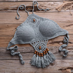 Bikini Handmade Tassel Bohemian Swimsuit Sexy Lady Beach Swimming Clothing Bella Mia