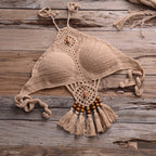 Bikini Handmade Tassel Bohemian Swimsuit Sexy Lady Beach Swimming Clothing Bella Mia