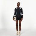 Swimsuit Ladies One Piece Long Sleeve Sunscreen Student Conservative Spring Swimming Pool Special Swimsuit Bella Mia