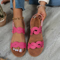Women Platform Lightweight Women Sandals Velcro Soft Bottom Beach Slippers Bella Mia