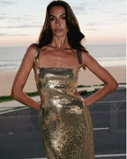 Women Wear Strap Maxi Dress Women Spring Slim Sexy Dress Women Bella Mia