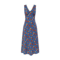 Spring Casual Vacation Floral V neck Lace up Waist Controlled Maxi Dress
