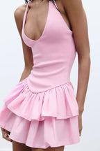 Women Clothing Spring Slim Fit Slimming Casual Sling Strap Sexy Dress Bella Mia