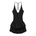 Women Clothing Spring Slim Fit Slimming Casual Sling Strap Sexy Dress Bella Mia