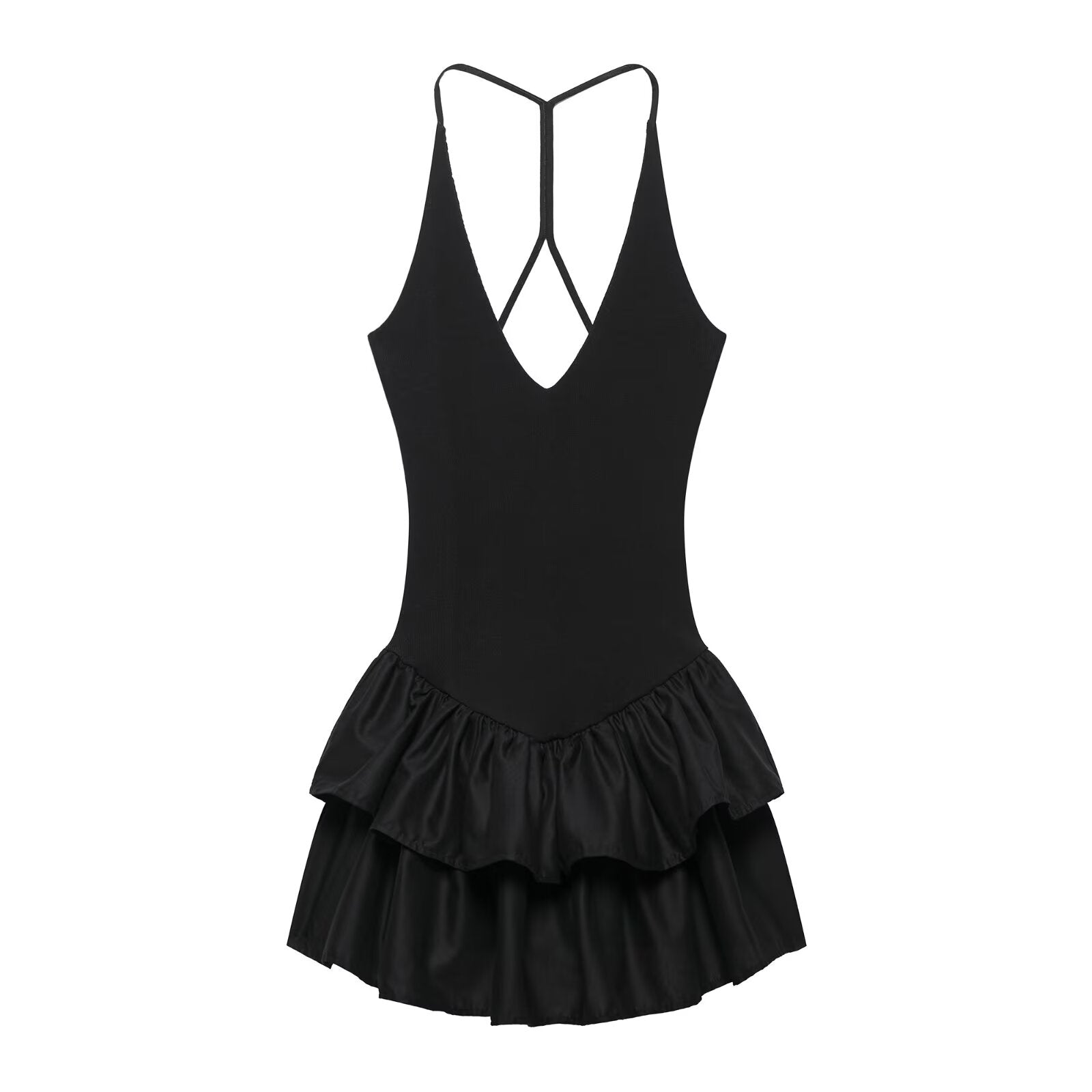 Women Clothing Spring Slim Fit Slimming Casual Sling Strap Sexy Dress Bella Mia