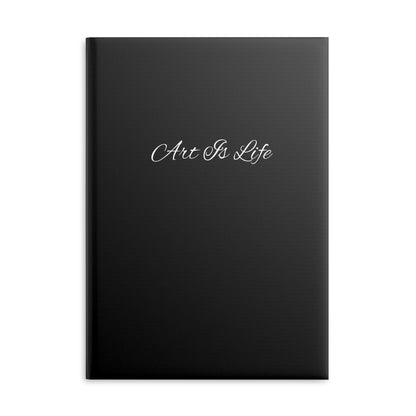 Art Is Life Blank Sheet Notebook with Puffy Cover