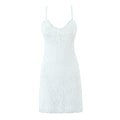 Women Summer Sexy V neck Slim Strap High Waist Dress Bella Mia