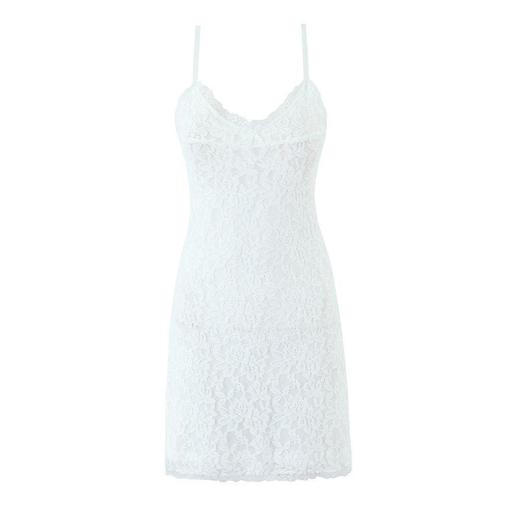 Women Summer Sexy V neck Slim Strap High Waist Dress Bella Mia