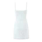 Women Summer Sexy V neck Slim Strap High Waist Dress Bella Mia