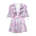 Spring Summer Sexy Chiffon Three Dimensional Floral Floral Dress Bella Mia