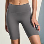 Spring Summer Yoga Fifth Pants Hip Lifting Peach Hip High Waist Belly Contracting Anti Curling Outer Wear Tight Sports Riding Yoga Pants Bella Mia