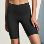 Spring Summer Yoga Fifth Pants Hip Lifting Peach Hip High Waist Belly Contracting Anti Curling Outer Wear Tight Sports Riding Yoga Pants Bella Mia