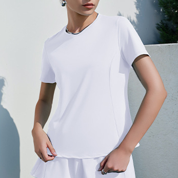 Short Sleeve Yoga Women Summer Running Sports Loose Breathable Slim Fit round Neck Outer Wear Yoga T shirt Bella Mia