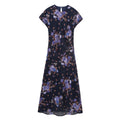 Women Clothing Summer Street round Neck Floral Print Dress Women