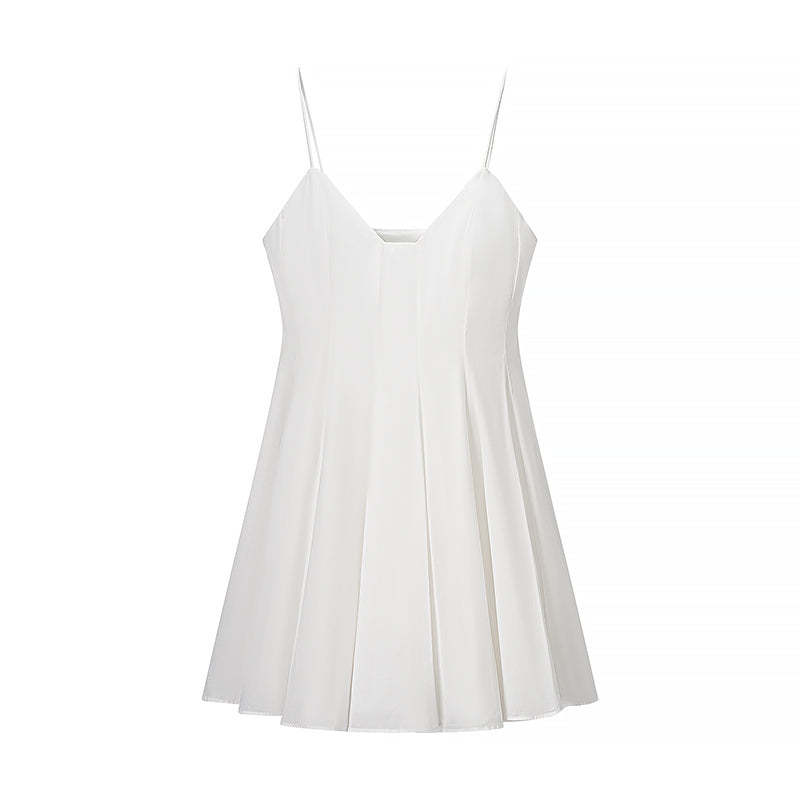 Summer Women Clothing Sexy Young Sexy Wear Waist Trimming Short Sling Dress Bella Mia