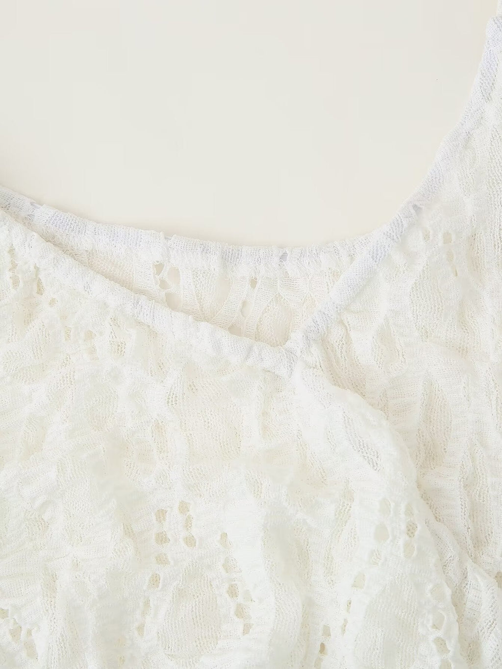 Spring Women Clothing French Design Lace Laminated Decoration Dress