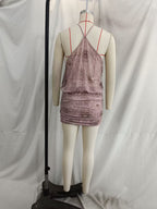 Summer Women Street Sequin Mini Sling Dress Bella Mia
