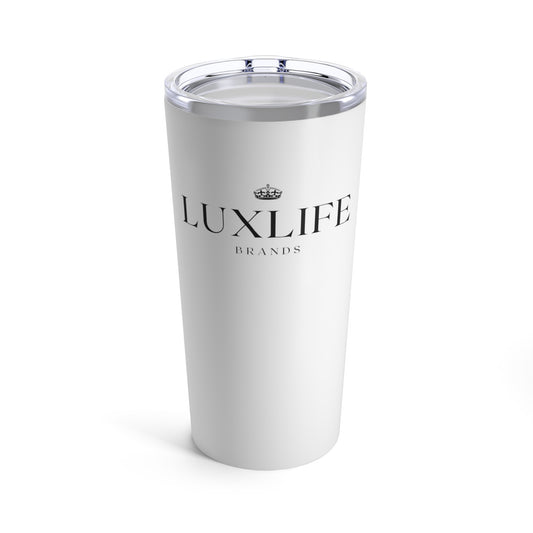 Luxlife Brands White Tumbler 20oz Printify