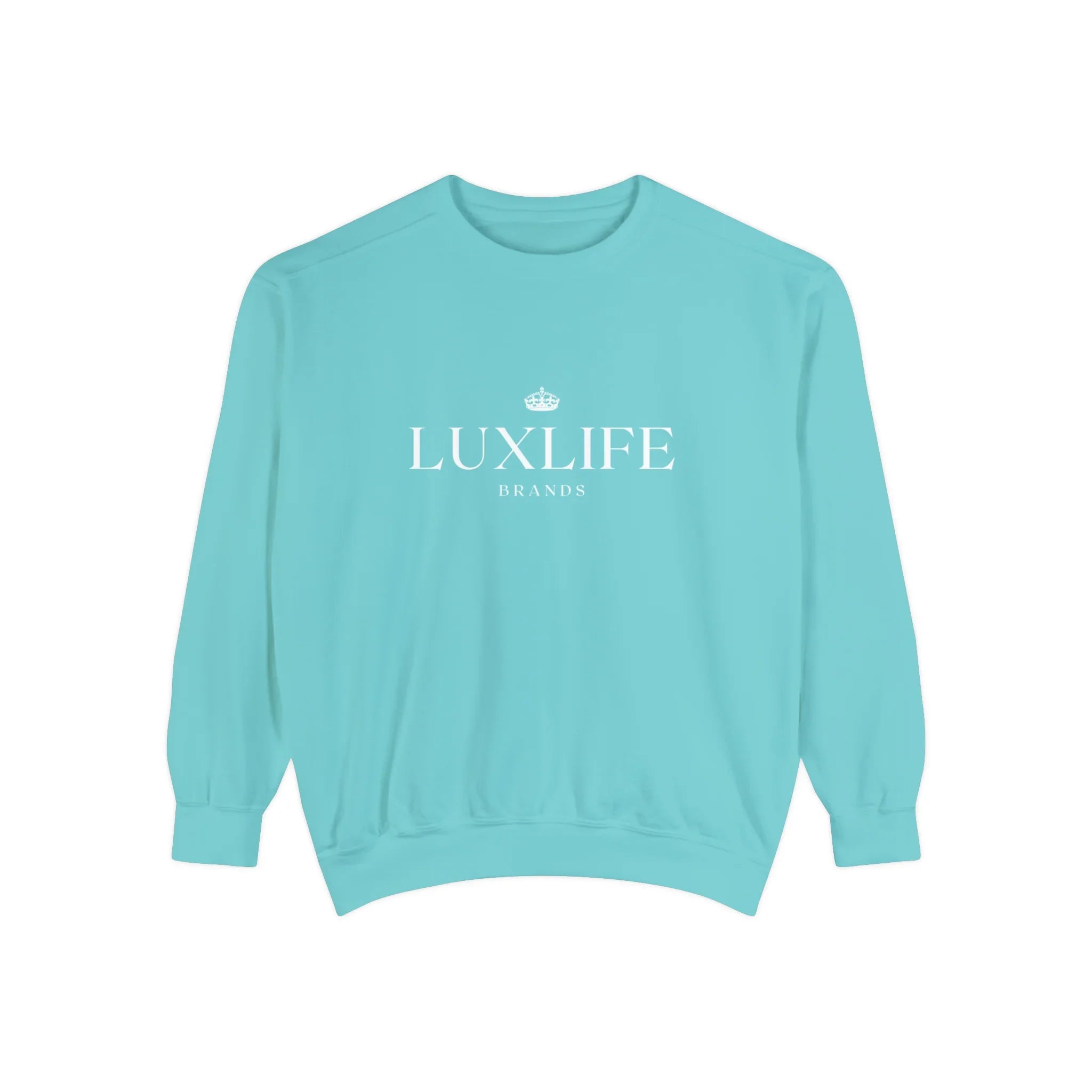 Luxlife Brands Garment-Dyed Sweatshirt Printify