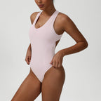 Cross Backless Yoga Jumpsuit Tight Fitness One Piece Vest Corset Leotard Bella Mia