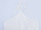 Summer Sexy Net Red Wind Hanging Collar Short Dress Bella Mia