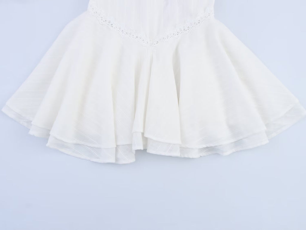 Summer Sexy Net Red Wind Hanging Collar Short Dress Bella Mia