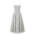 Gentle Green Shivering Sling Dress Women Summer Waist Tight Seaside Vacation Beach Dress Bella Mia