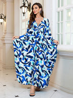 Silk Satin Holiday Beach Dress Loose Dress Women Sunscreen Robe Beach Cover Up Bella Mia