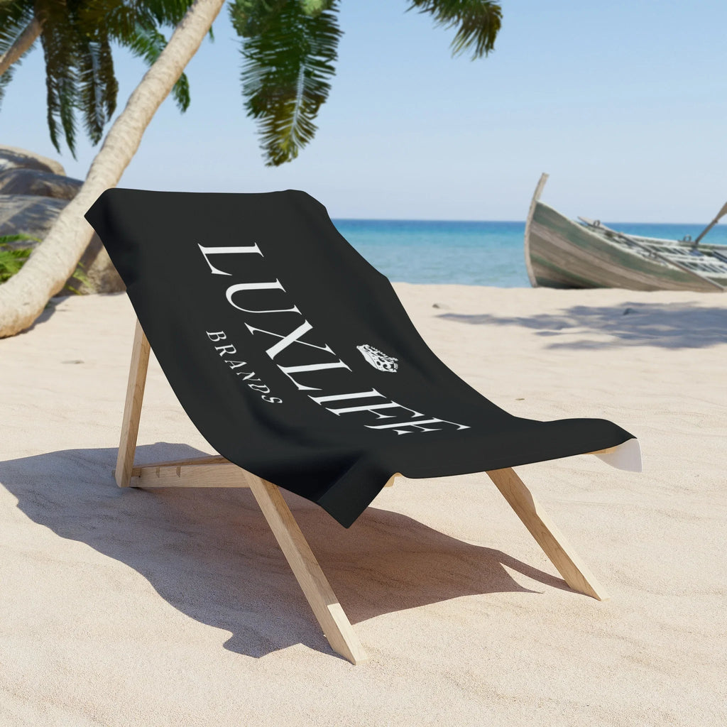 Luxlife Brands Beach Towel Printify