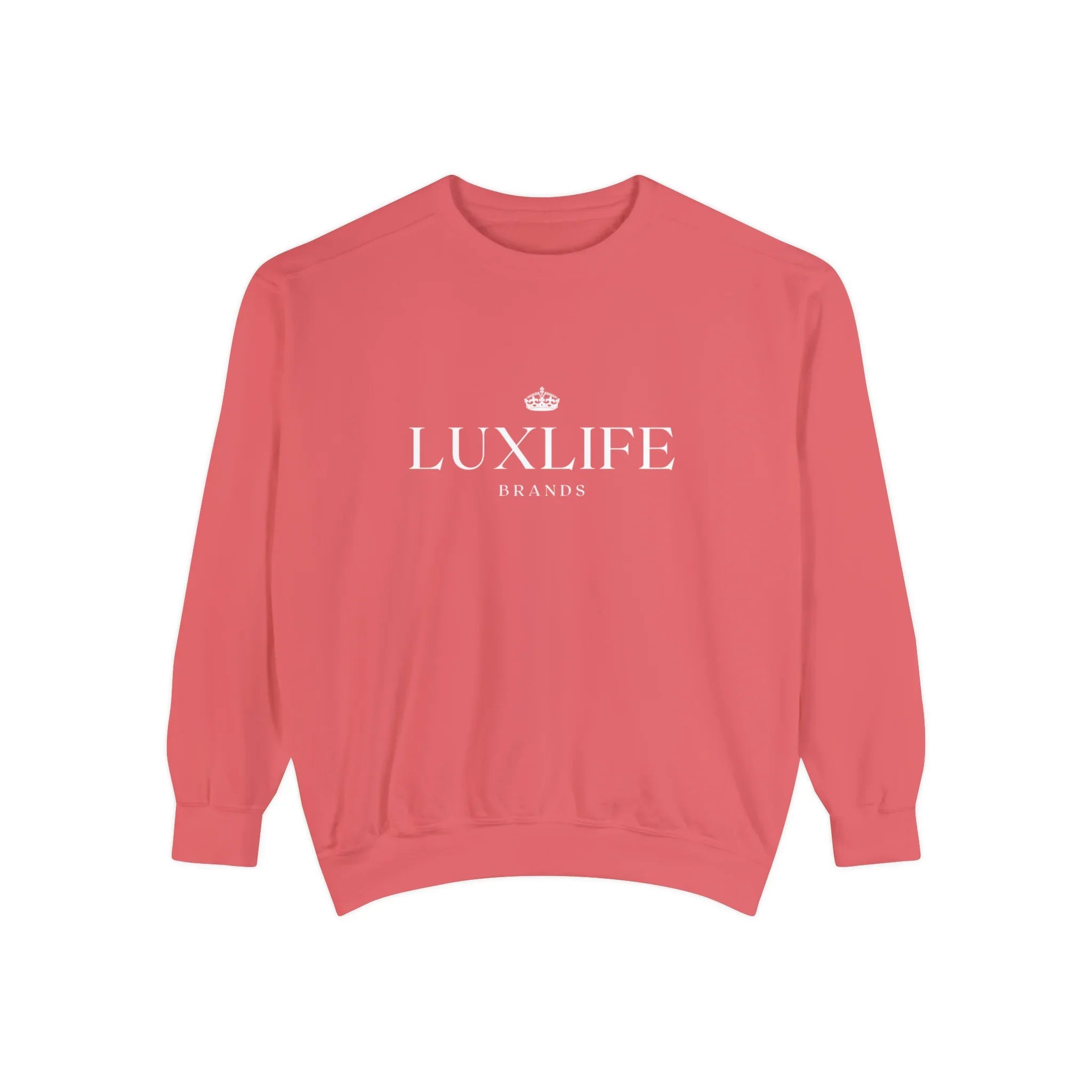 Luxlife Brands Garment-Dyed Sweatshirt Printify