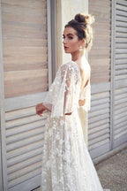 Women Fall Dress Sexy Lace V neck Backless Dress Bella Mia