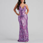 Sequin Stitching Dress Cocktail Host Ceremonial Clothing Elegant Bridesmaid Dress Bella Mia