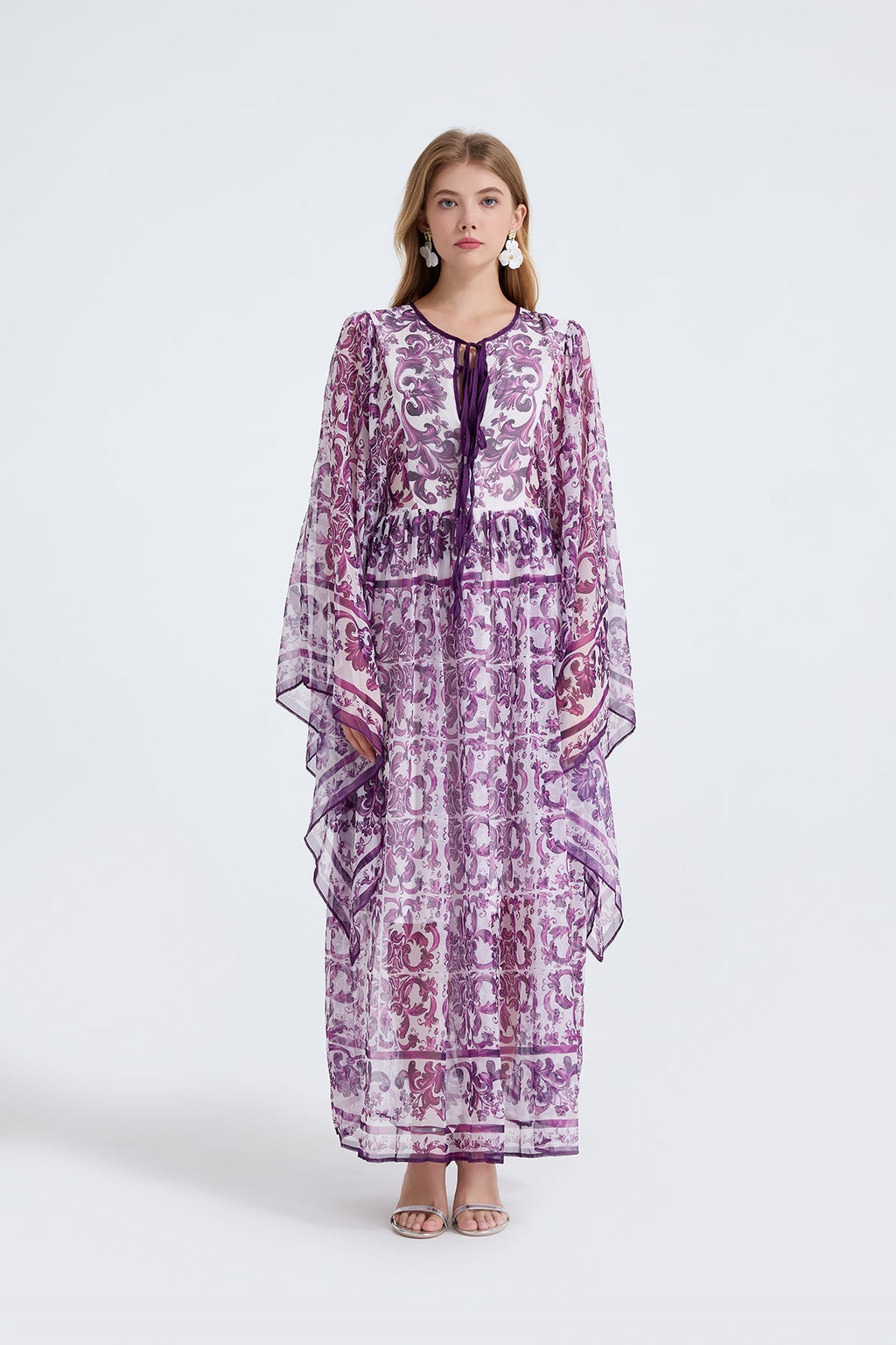 Women Spring Autumn Loose A Line Long Sleeved Dress Bella Mia