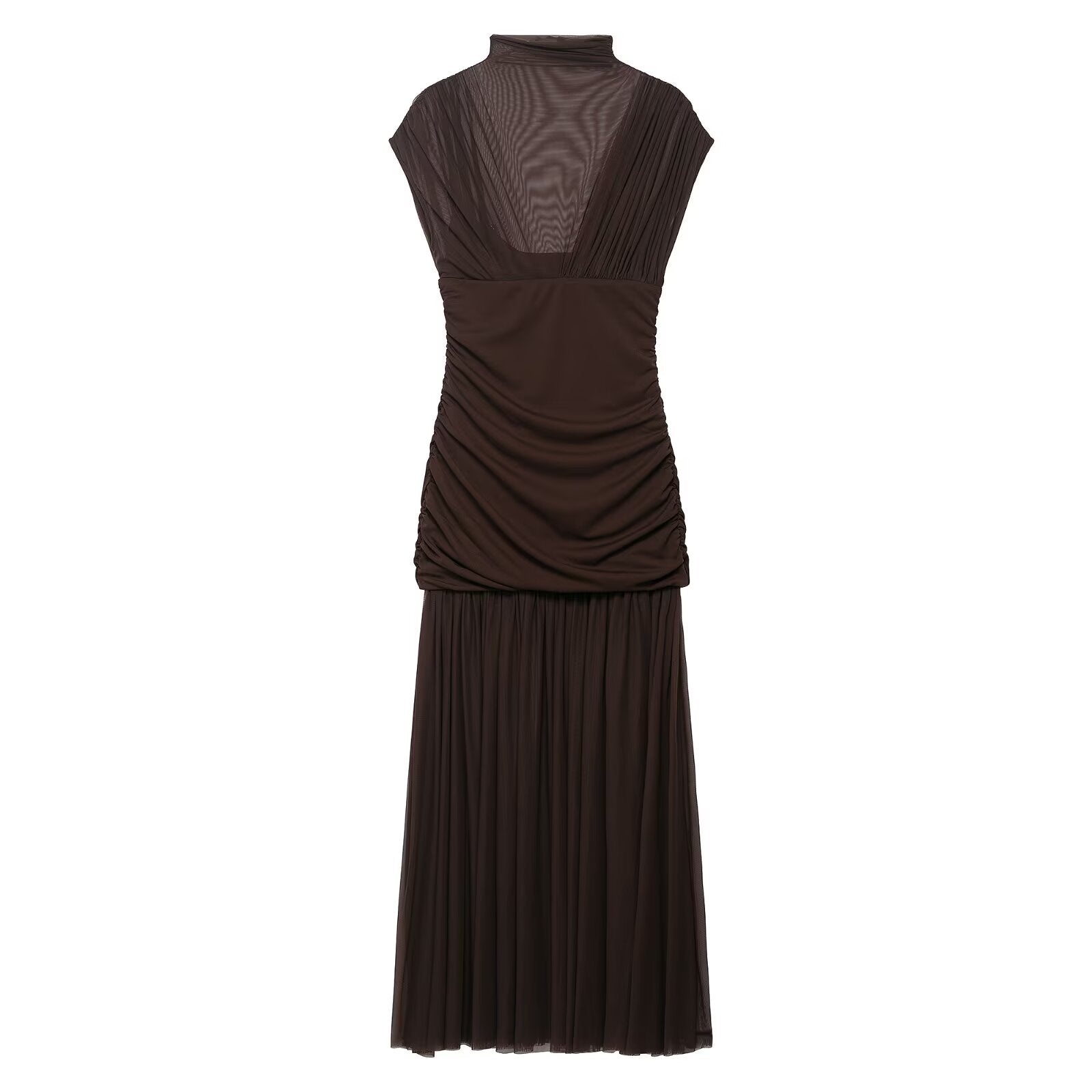 Summer Floral Ribbon Silk Net Stitching Dress Bella Mia