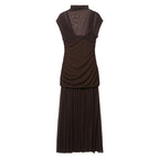 Summer Floral Ribbon Silk Net Stitching Dress Bella Mia