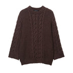 Women Clothing Street Twist Large Sleeves Sweater Bella Mia