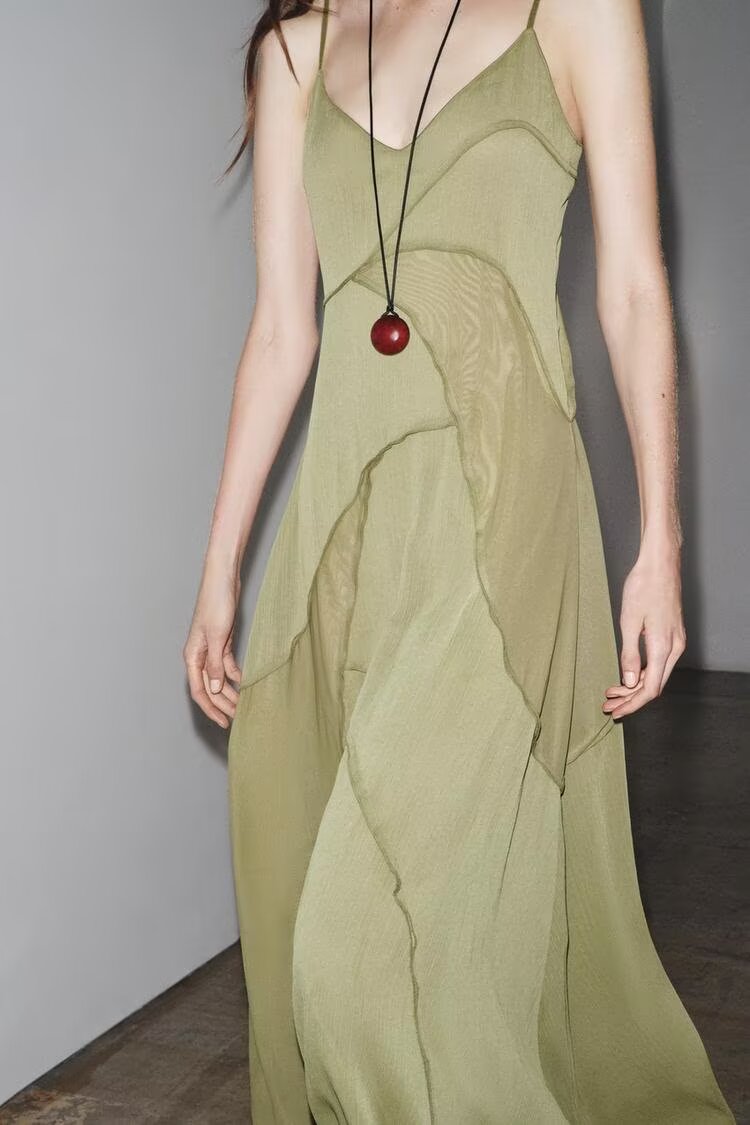 Women Clothing Draping Effect Stitching Dress Bella Mia