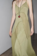 Women Clothing Draping Effect Stitching Dress Bella Mia