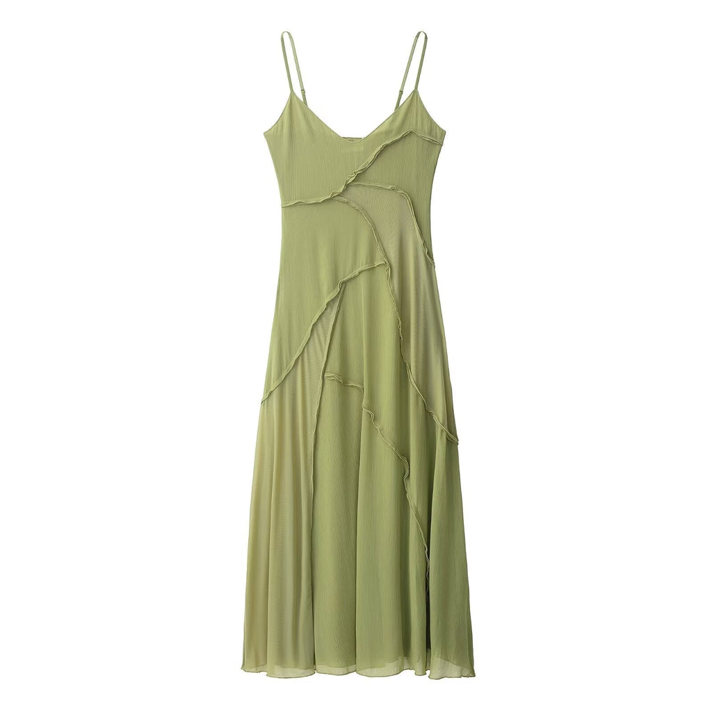 Women Clothing Draping Effect Stitching Dress Bella Mia