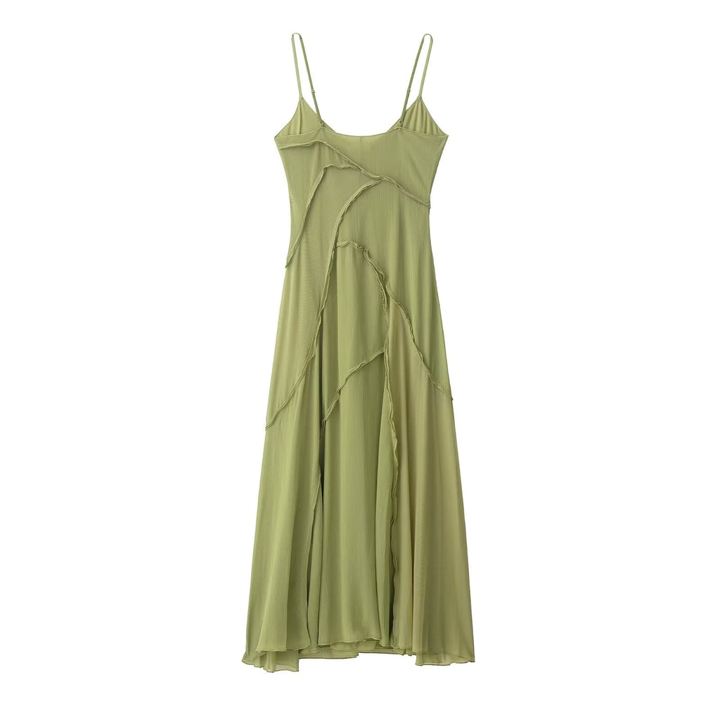 Women Clothing Draping Effect Stitching Dress Bella Mia