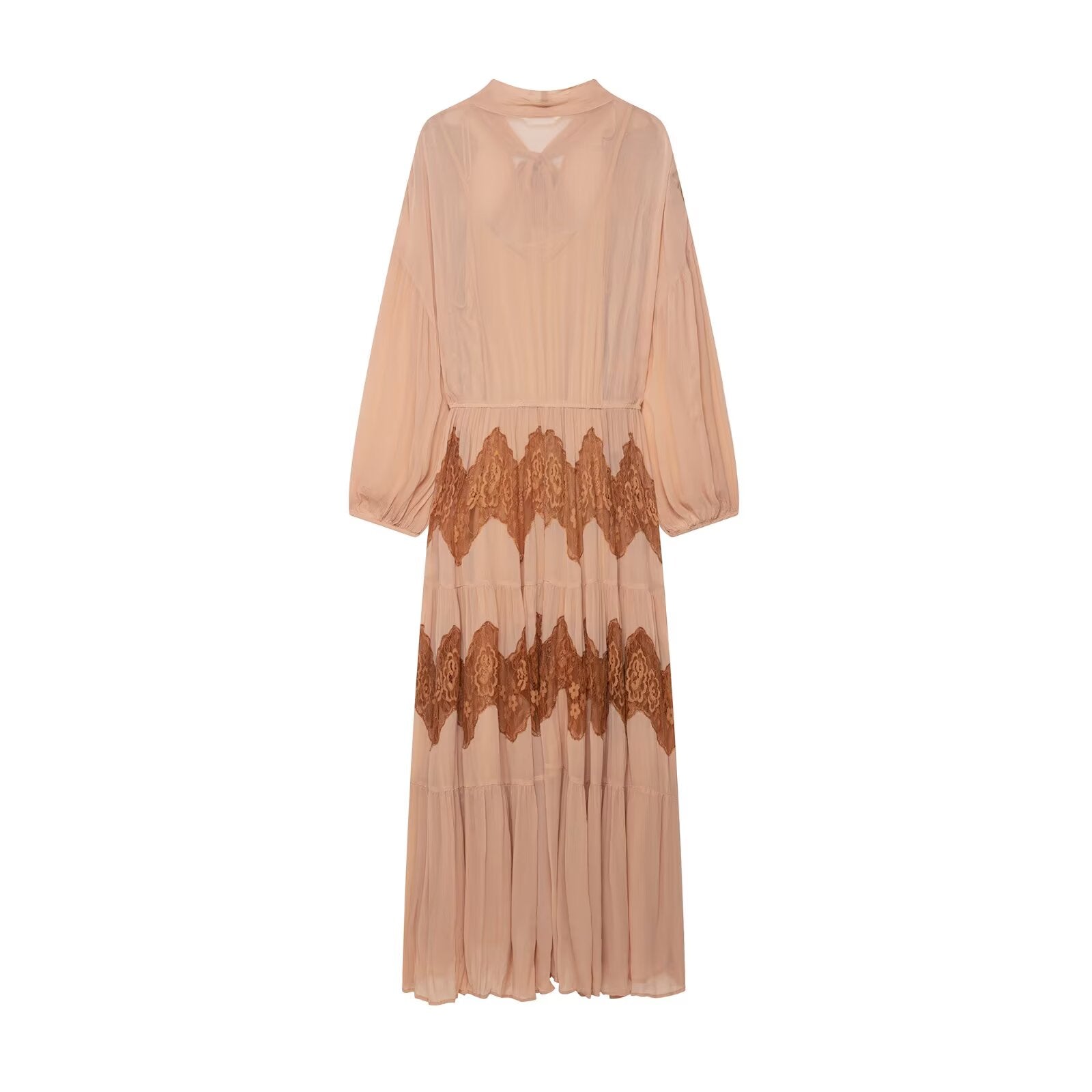 Dress Autumn Graceful Bow Stitching Lace Dress Bella Mia