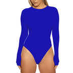 Autumn Winter Women Clothing Casual Bottoming Top Long Sleeve Tight Bodysuit Bella Mia