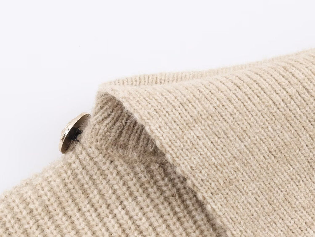 Irregular Asymmetric Turtleneck Long Sleeved Sweater Women Winter Furry Stitching Loose Sweater Top Bella Mia