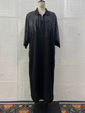 Autumn Printed Loose Women Wear Long Sleeve Dress Bella Mia