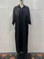 Autumn Printed Loose Women Wear Long Sleeve Dress Bella Mia