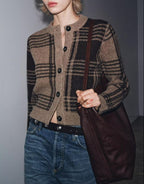 Autumn round Neck Sub Knitted Coat Picture Color Regular Sleeve Bella Mia