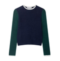 Women Wear Casual Loose Contrast Color Knitwear Bella Mia