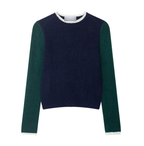 Women Wear Casual Loose Contrast Color Knitwear Bella Mia